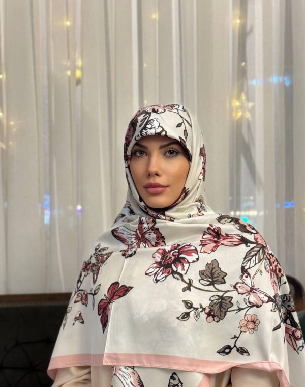 روسری ابریشم اقتصادی کد ۱۵۶