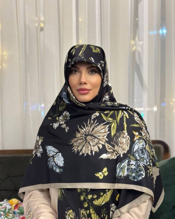 روسری ابریشم اقتصادی کد ۱۵۷