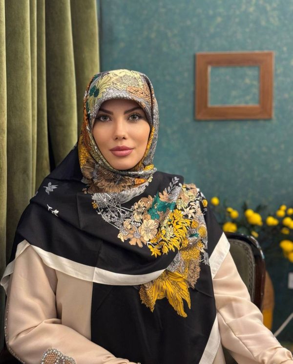 روسری ابریشم اقتصادی کد ۱۶۱