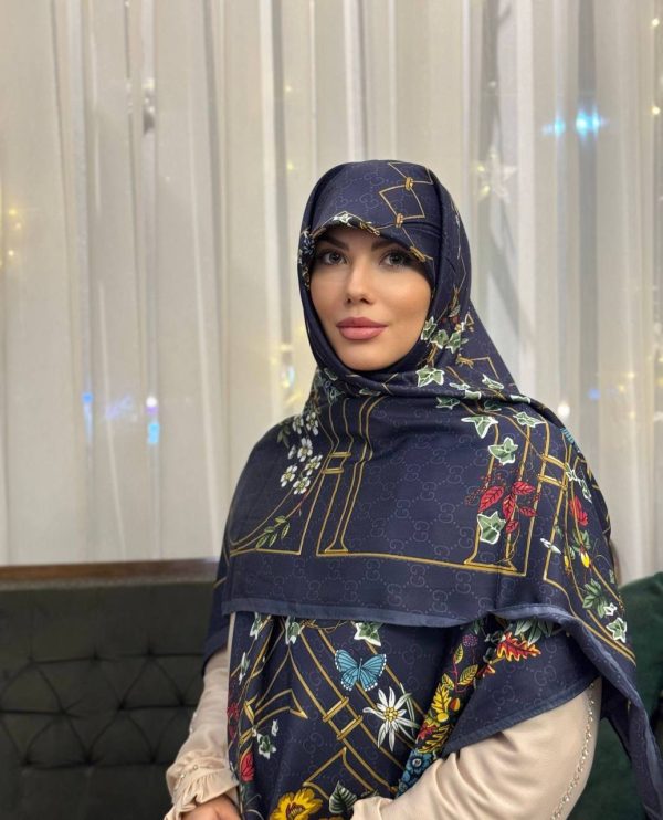 روسری ابریشم اقتصادی کد ۱۶۴