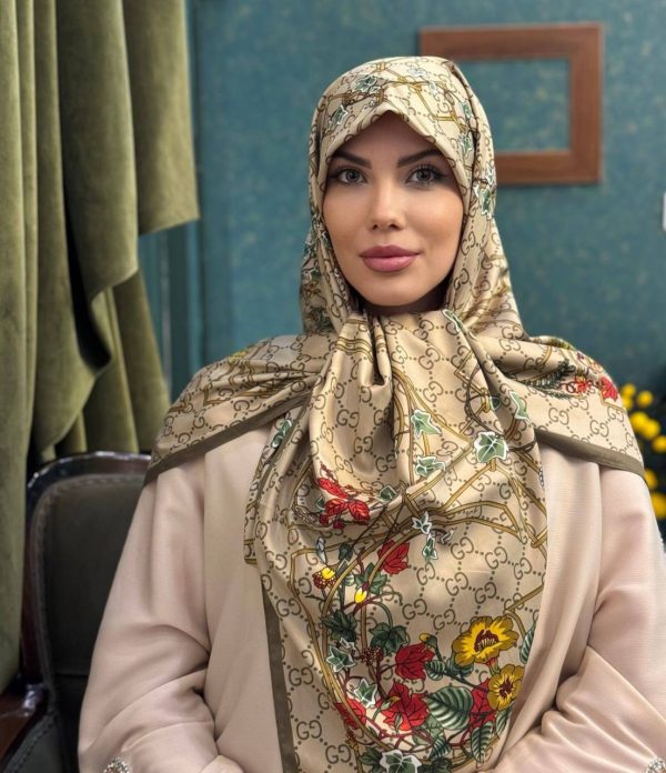 روسری ابریشم اقتصادی کد ۱۶۵